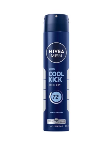 Nivea Men Cool Kick Quick Dry Spray 72h 200ml