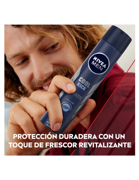 Spray Nivea Men Cool Kick de secado rápido