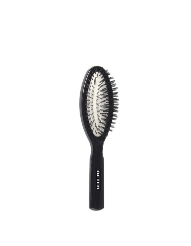 Cepillo neumático pequeño Beter con púas de nylon negro