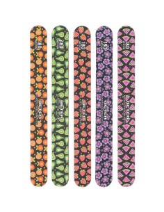 Lima de Uñas Fibra de Vidrio Decorada 17,5 cm Resistente