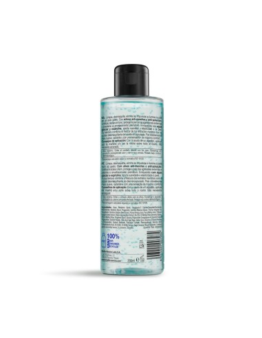 Agua micelar limpiadora con agua glaciar y espirulina