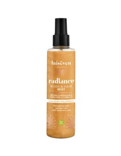 Spray corporal brillante con acido hialuronico laiseven