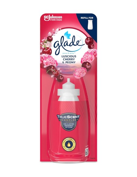 Recambio para ambientador glade sense and spray cereza peonia 18ml