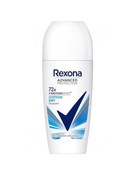 Desodorante Roll-on Cotton Dry Woman 50 ml Rexona