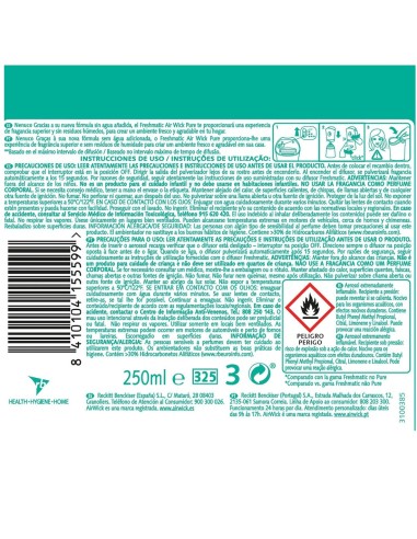 Recambio Air Wick Freshmatic Nenuco 250ml | Drolim