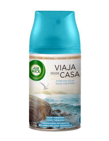Recambio ambientador Air Wick Freshmatic Oasis Turquesa 250ml