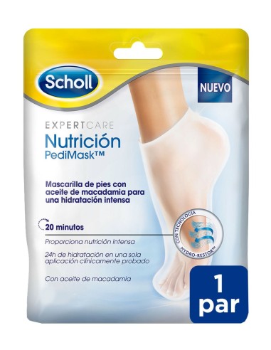 Calcetines cosméticos hidratantes para el cuidado de los pies.