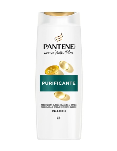 Formato familiar de champú Pantene sin siliconas de 625 ml.
