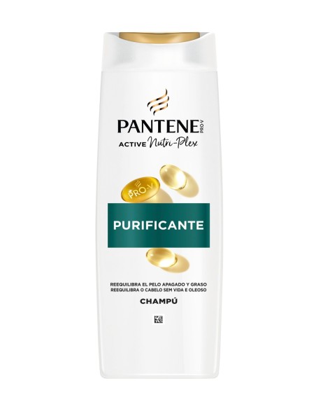 Formato familiar de champú Pantene sin siliconas de 625 ml.