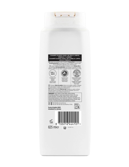 Champú Pantene Purificante Pelo Graso 625 ml | Drolim