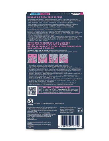 Bandas Cera Corporal Expert Piel Normal 12 uds | Veet