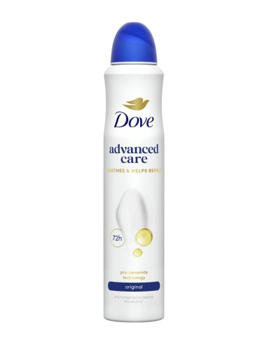 Desodorante antitranspirante Dove Original en formato spray.