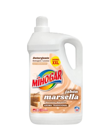 Jabón líquido quitamanchas de 5 litros Mihogar Marsella.
