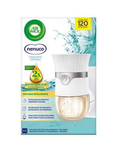 Ambientador eléctrico doméstico con fragancia de colonia infantil.