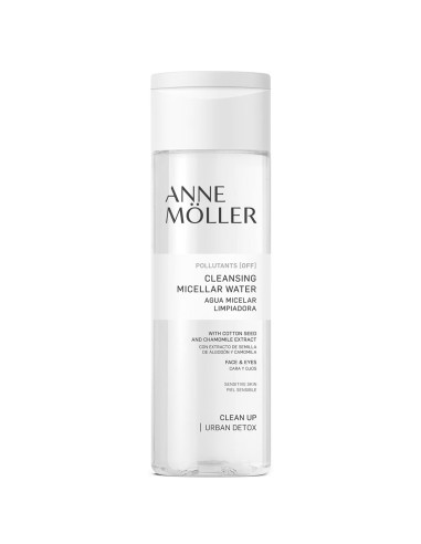 Agua micelar limpiadora Pollutants Off de Anne Möller.