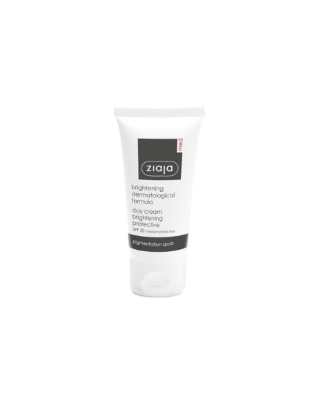 Crema de día blanqueadora protectora Ziaja Med de 50 ml.