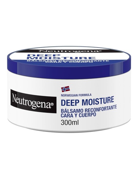 Bálsamo Neutrogena hidratación profunda para cara y cuerpo.