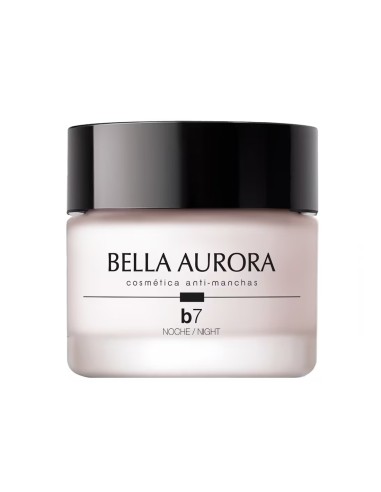 Crema de noche Bella Aurora b7 antimanchas y antiedad.