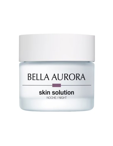 Crema facial nocturna Bella Aurora Night Solution.