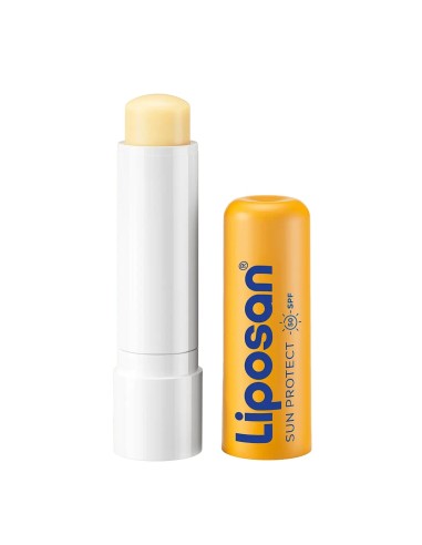 Stick solar para labios sin aceites minerales resistente al agua.