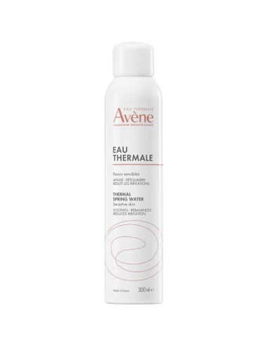 Agua termal Avène en spray de 300 ml para piel sensible.