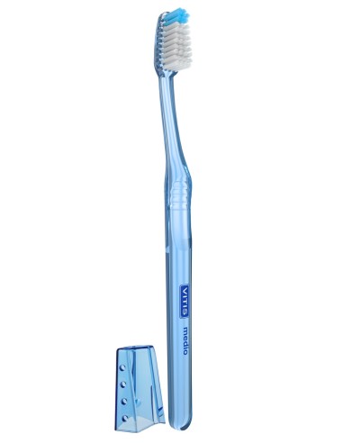 Cepillo de Dientes VITIS Medio para Higiene Diaria