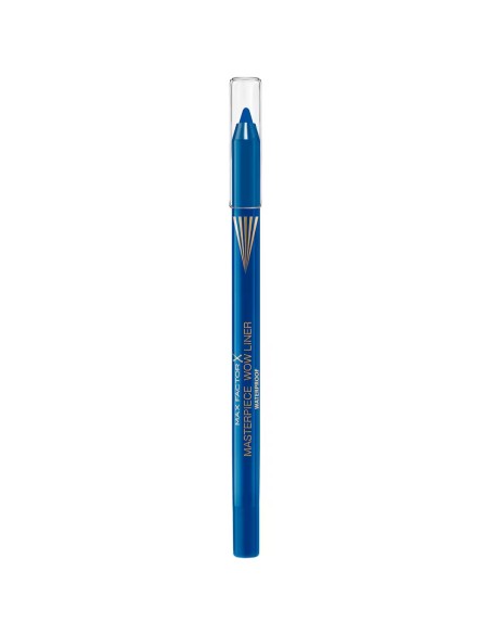 Lápiz delineador de ojos Max Factor Masterpiece Wow Liner Waterproof en formato azul individual