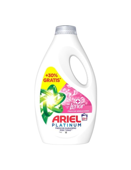 ARIEL DETERGENTE LIQUIDO 30 LAVADOS (23+7) FRESCOR SENSACIONES