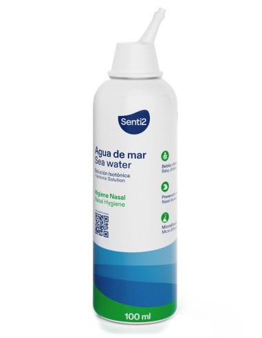 Frasco difusor de solución isotónica de agua de mar de la marca Senti2