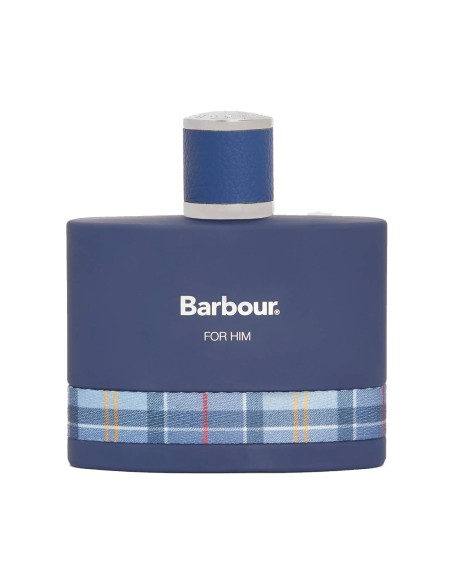 Frasco de perfume masculino en acabado azul marino mate con tapón texturizado a juego