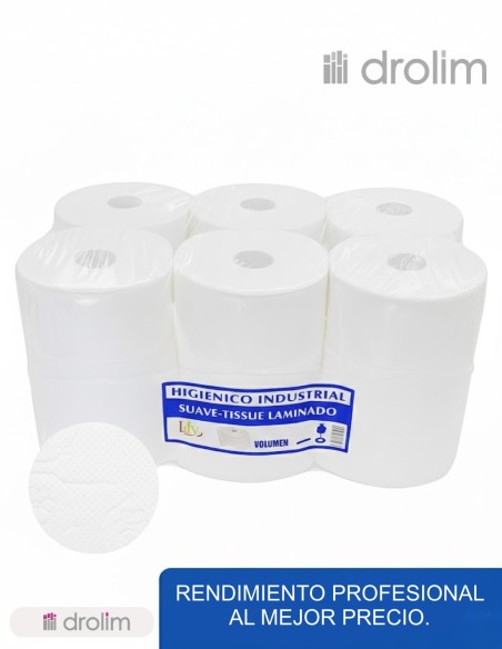 Higiénico industrial 2H 18 rollos 45 cm 240 g