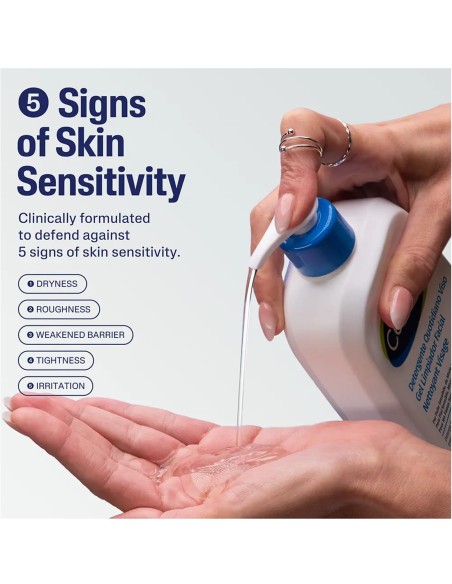 Cetaphil Gel Limpiador Facial Piel Sensible Mixta a Grasa 473ml