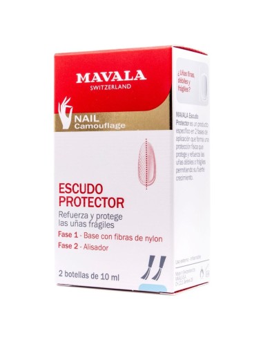 Mavala Fortalecedor Uñas Escudo Protector Dos Fases 2x10ml