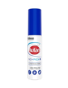 Envase de gel postpicadura Autan No+Pick de veinticinco mililitros con tapón azul.