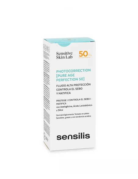 SENSILES PHOTOCORRECTION PURE AGE PERFECTION SPF50+ FLUIDO 40 ML