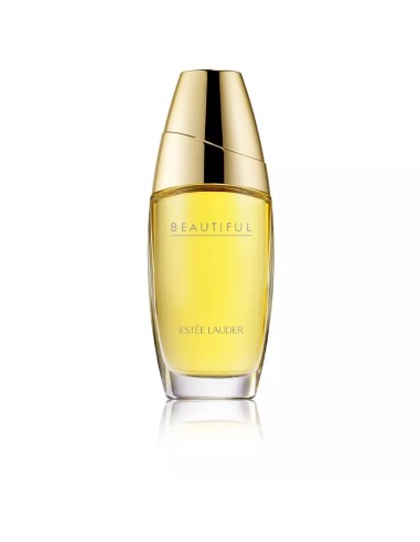 Frasco de perfume Beautiful Estée Lauder Eau de Parfum de 30 ml con tapón dorado y vaporizador.