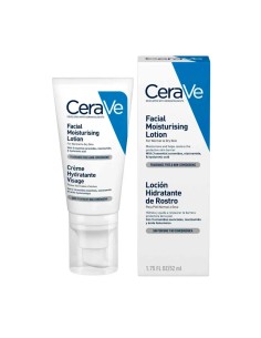 CeraVe Loción Hidratante Facial Piel Normal a Seca 52 ml 2