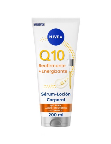 Tubo de Nivea Q10 Reafirmante + Energizante Sérum-Loción Corporal de 200 ml