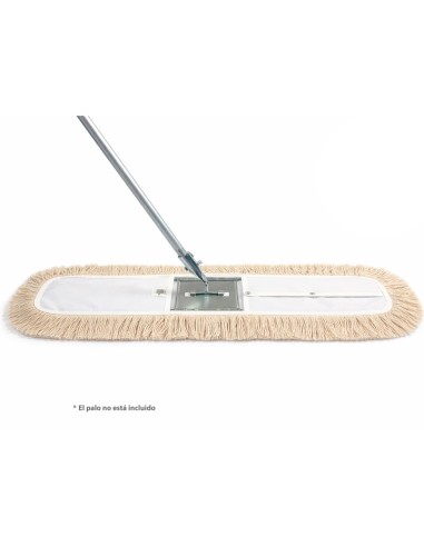 Funda de algodón y base de acero inoxidable de 60 cm para barrido en seco y abrillantado