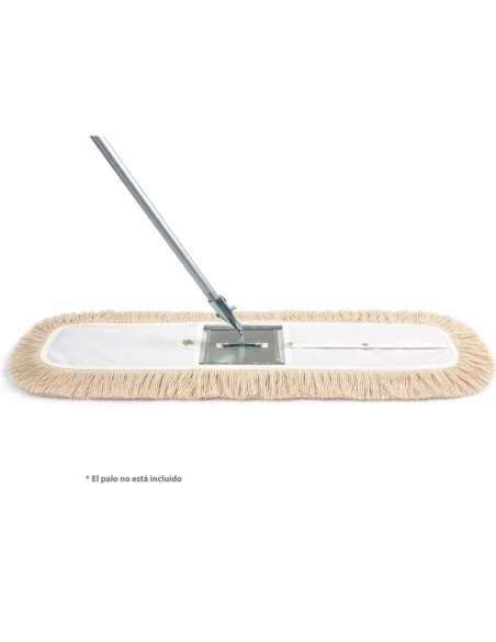 Funda de algodón y base de acero inoxidable de 60 cm para barrido en seco y abrillantado
