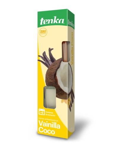 Ambientador mikado Tenka Vainilla y Coco 0 por ciento alcohol 40 ml