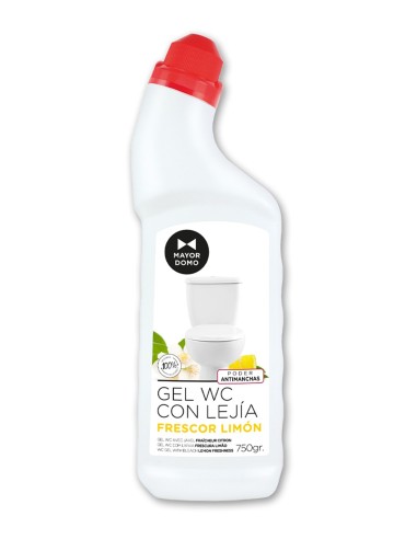 Gel de inodoro Mayordomo con Lejía Frescor Limón 750 g