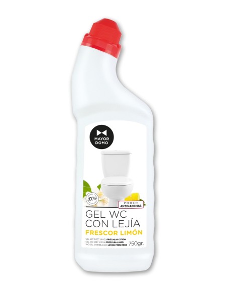 Gel de inodoro Mayordomo con Lejía Frescor Limón 750 g