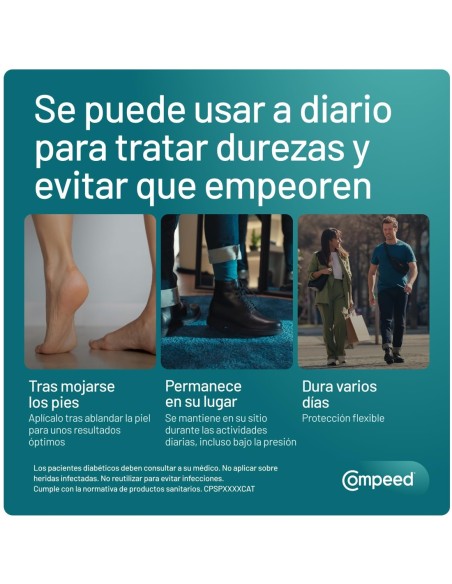 Compeed Durezas Pies Medianos 6 Apósitos Proteccion