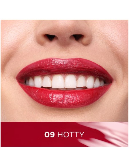 Labial Líquido Eveline VinyLove Nº 09 Hotty 4 ml | Efecto Vinilo