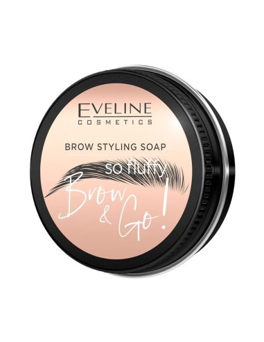 Jabón fijador de cejas Eveline Brow and Go So Fluffy 25g