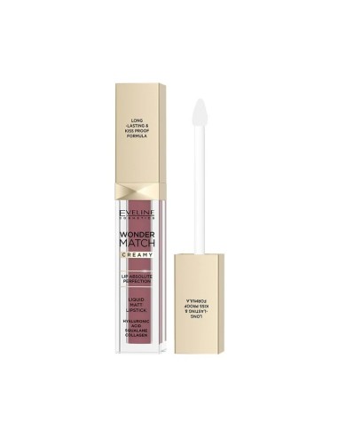 Labial líquido Eveline Wonder Match Creamy Liquid Matt Nº 02