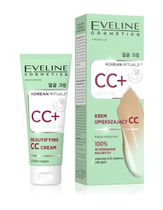Eveline Crema CC+ Korean Rituals 30 ml con tubo y estuche