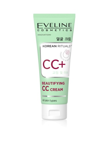 Crema CC correctora de tono con oro de 24K Eveline Korean Rituals