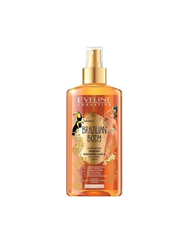 Envase en spray autobronceador Eveline Brazilian Body 5 en 1 de 150 ml